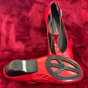 Donald J. Pliner Ruby Red heels SIZE 6.5